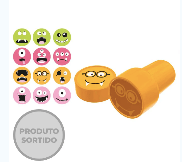 Carimbos Stamp Monstros Sortidos - Cis | Gli Store