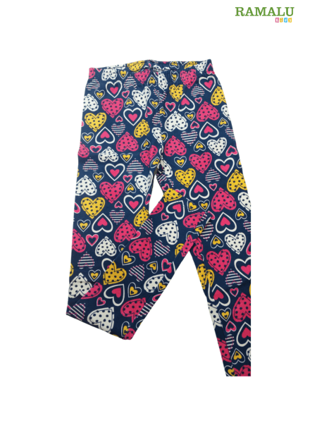 Calça Legging Feminina Estampada Em Cotton Marisol Ramalu Kids