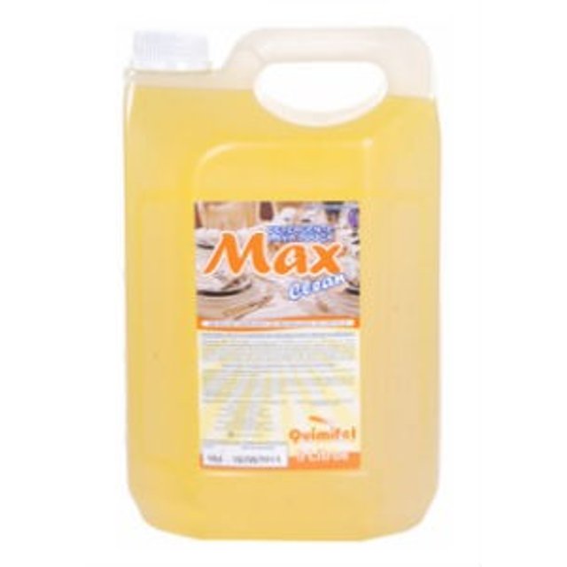 DETERGENTE LÍQUIDO MAX CLEAN PLUS 5 LITROS QUIMIFEL | Conesul
