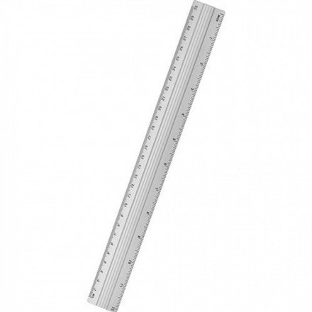 RÉGUA 30 CM ALUMÍNIO BRW REF: RE1000 | Conesul