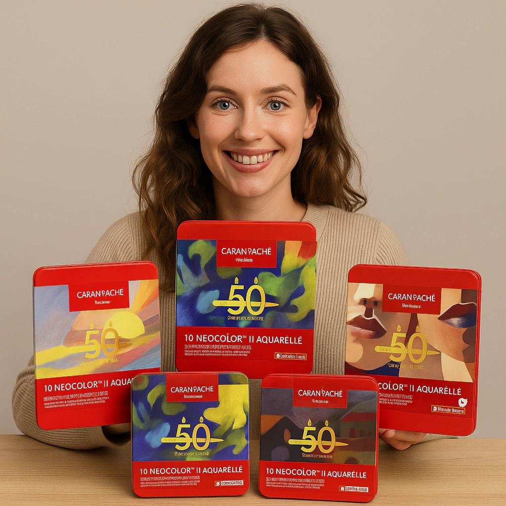 KIT COMPLETO NEOCOLOR II 50 ANOS CARAN DÁCHE (5 CAIXAS NEOCOLORII ...