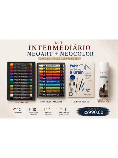 Kit Experiência Neoart + Neocolor Intermediário — Curso Incluso | Loja ...