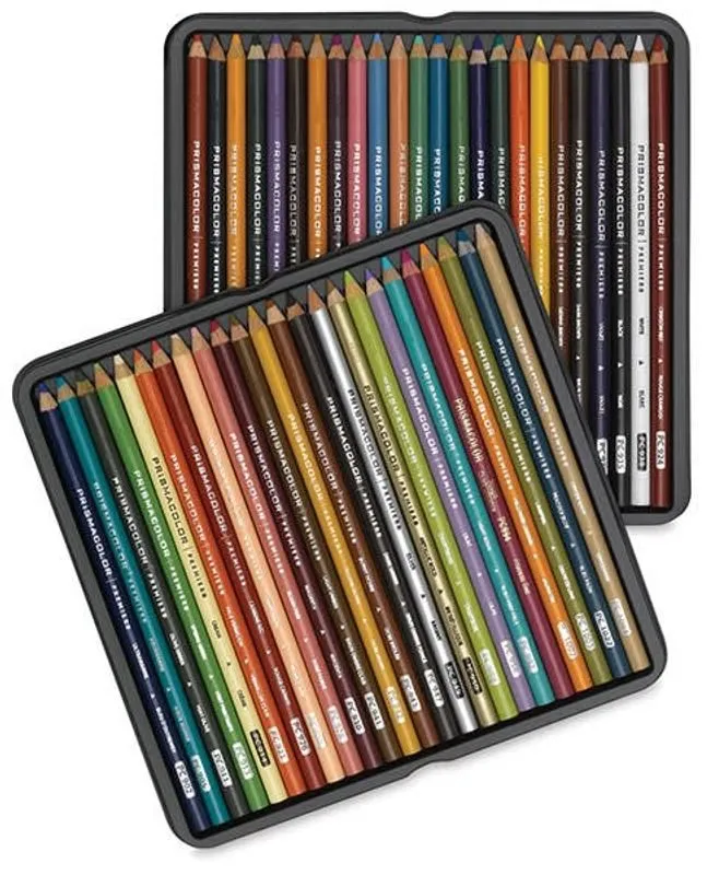 Lápis de Cor Prismacolor Premier 48 Cores - Qualidade Superior
