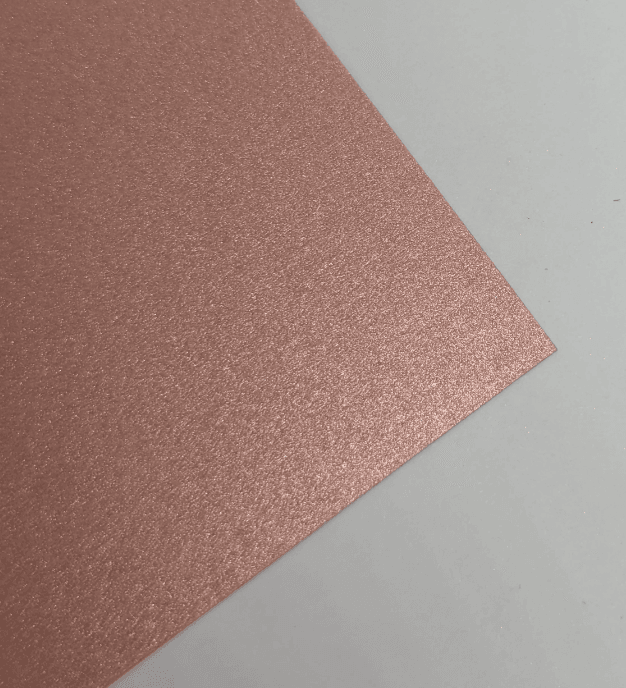 Papel Perolizado Rose Gold (novo) 180g A4 - 10 folhas | Karin Papéis