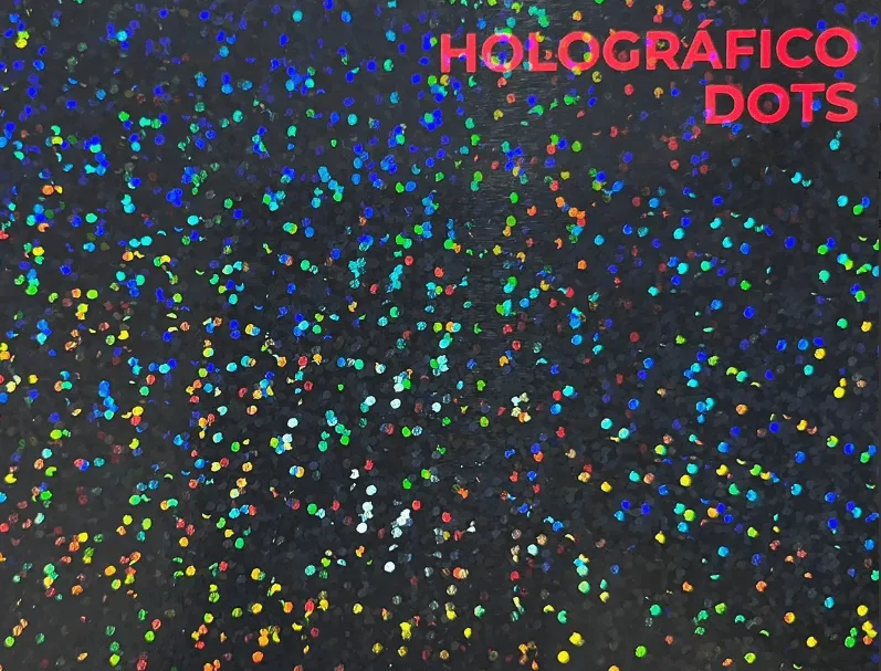 Bopp Holográfico Confete DOTS - 22 cm x 10 m | Karin Papéis