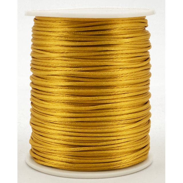 Cordão Rabo de Rato em Cetim - 1mm x 100m | Comercial Global