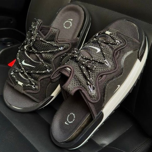 Chinelo Nike Offline Preto e Branco Closet do Lins - Main Image