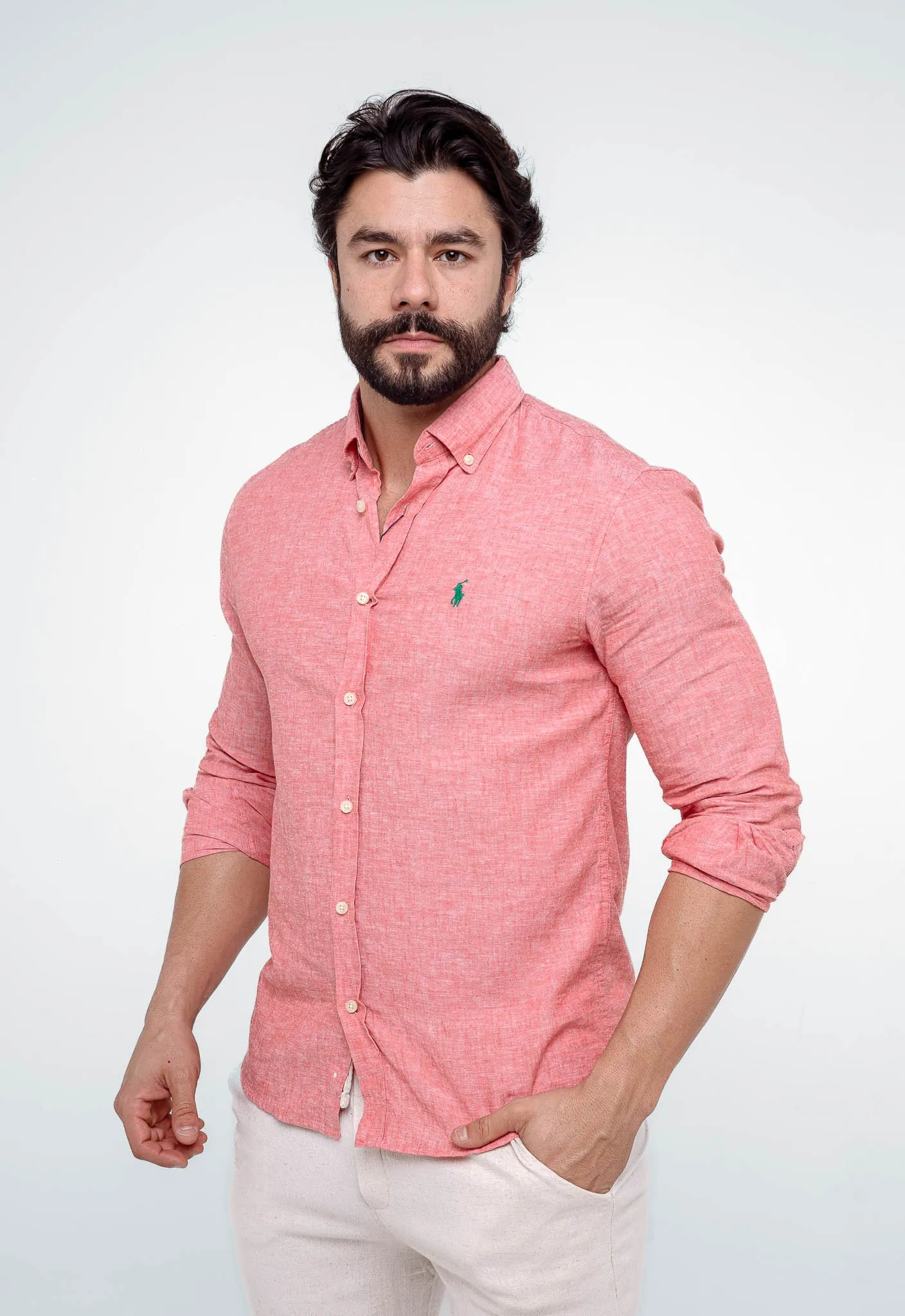 Camisa RL Manga Longa Linho NEW MAN STORE - Main Image