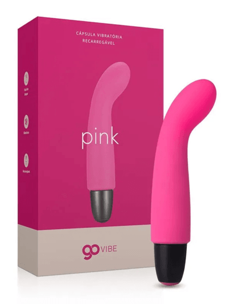 Cápsula Vibratória Go Vibe Pink Ponto G | Relaxe!
