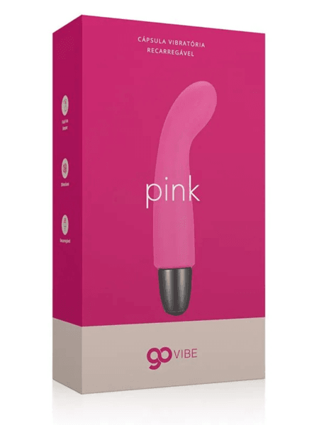 Cápsula Vibratória Go Vibe Pink Ponto G | Relaxe!