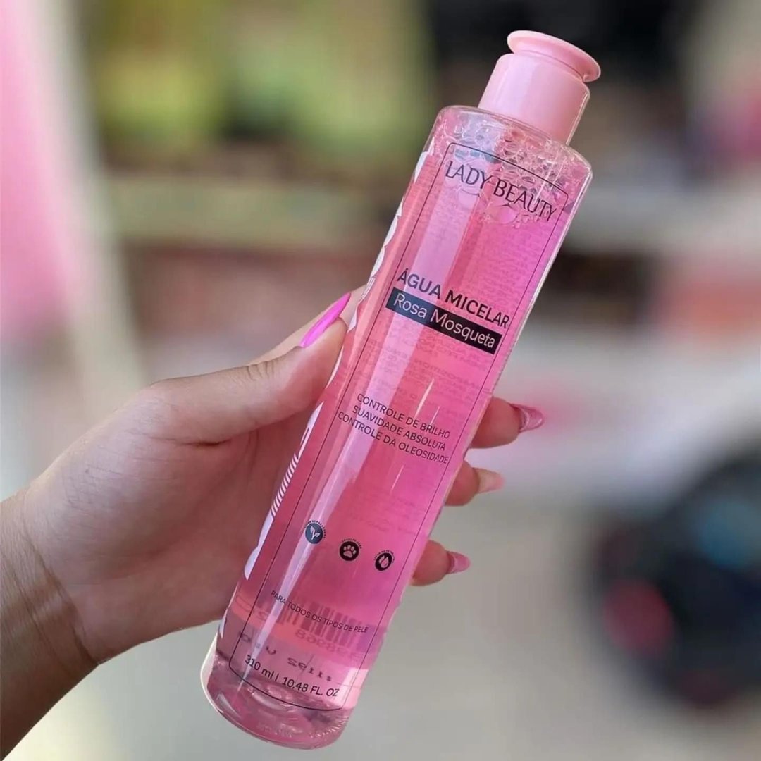 Água Micelar Rosa Mosqueta- Lady Beauty. | Topázio