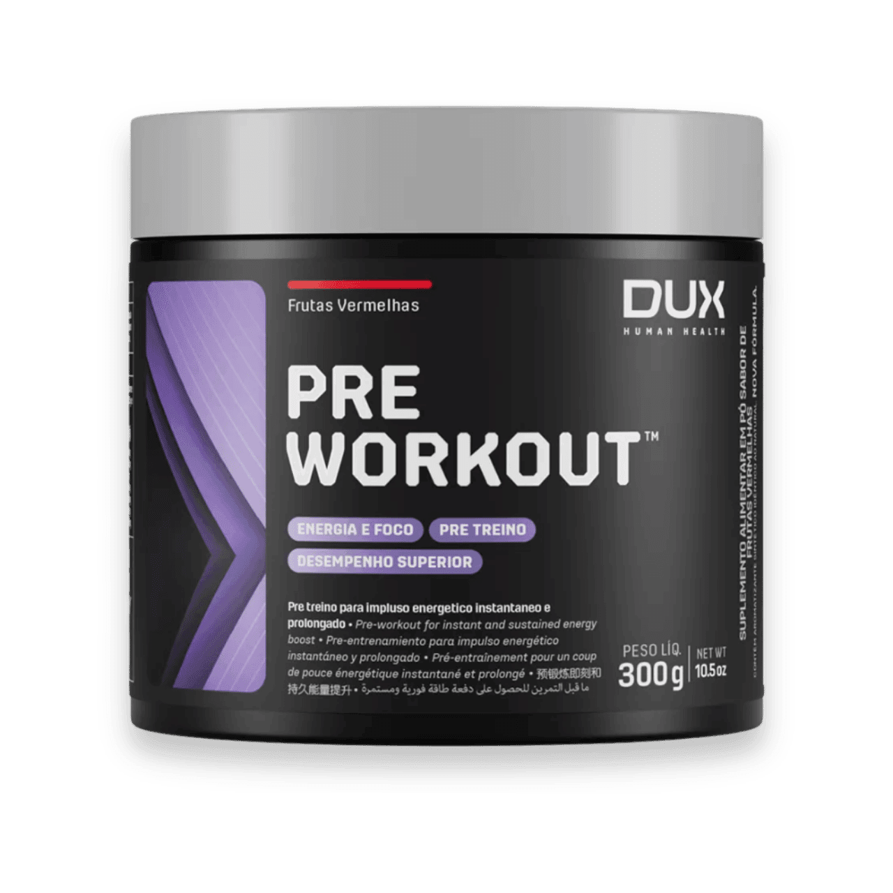 Pre Workout Original Dux Human Health - 300g | Pré-Treino | Casa Ômega