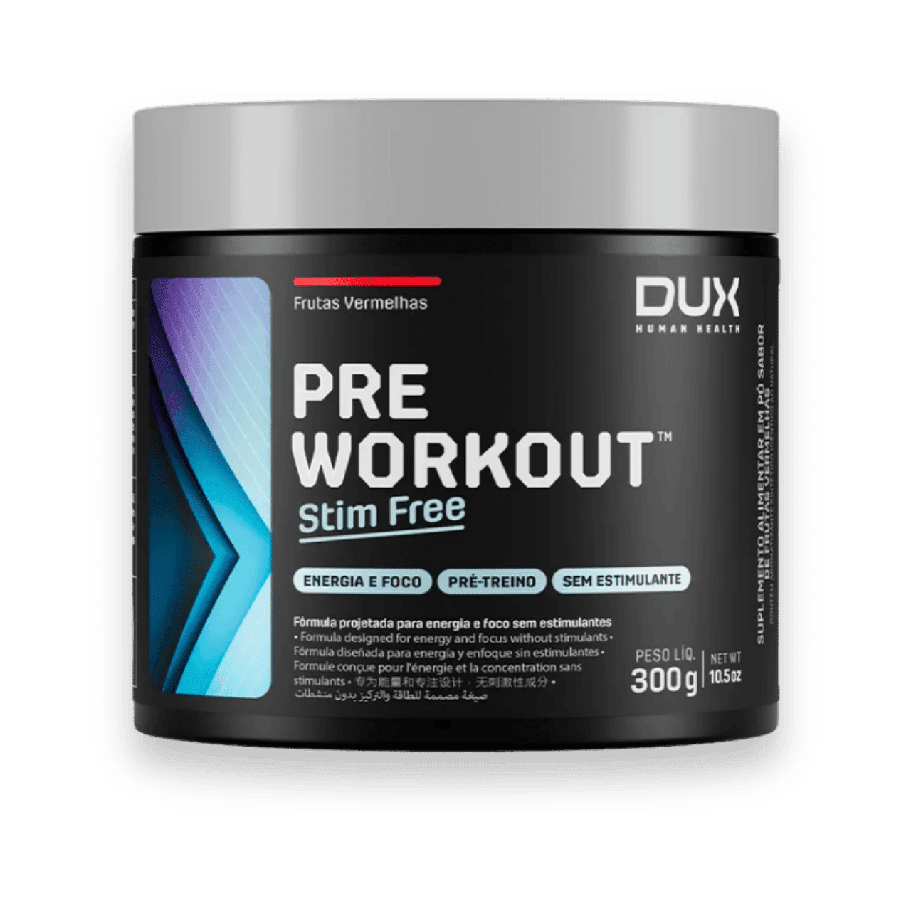 Pre Workout Original Stim Free Dux Human Health - 300g | Pré-Treino ...
