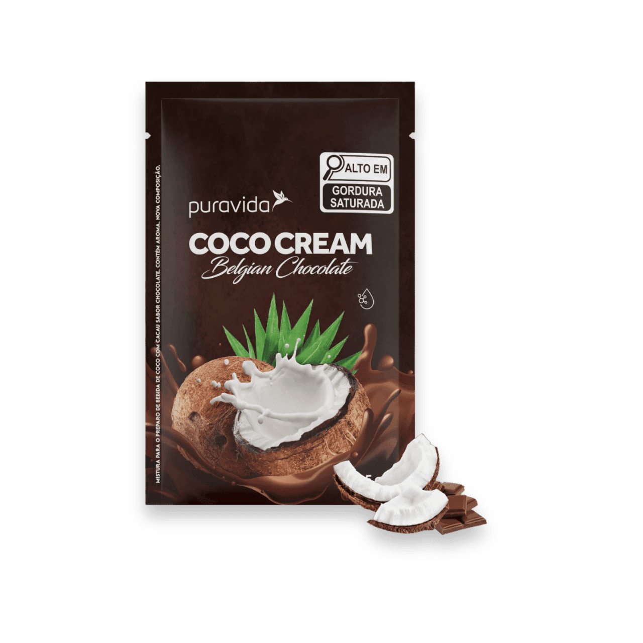 Coco Cream Puravida - 25g | Leite de Coco em Pó | Casa Ômega