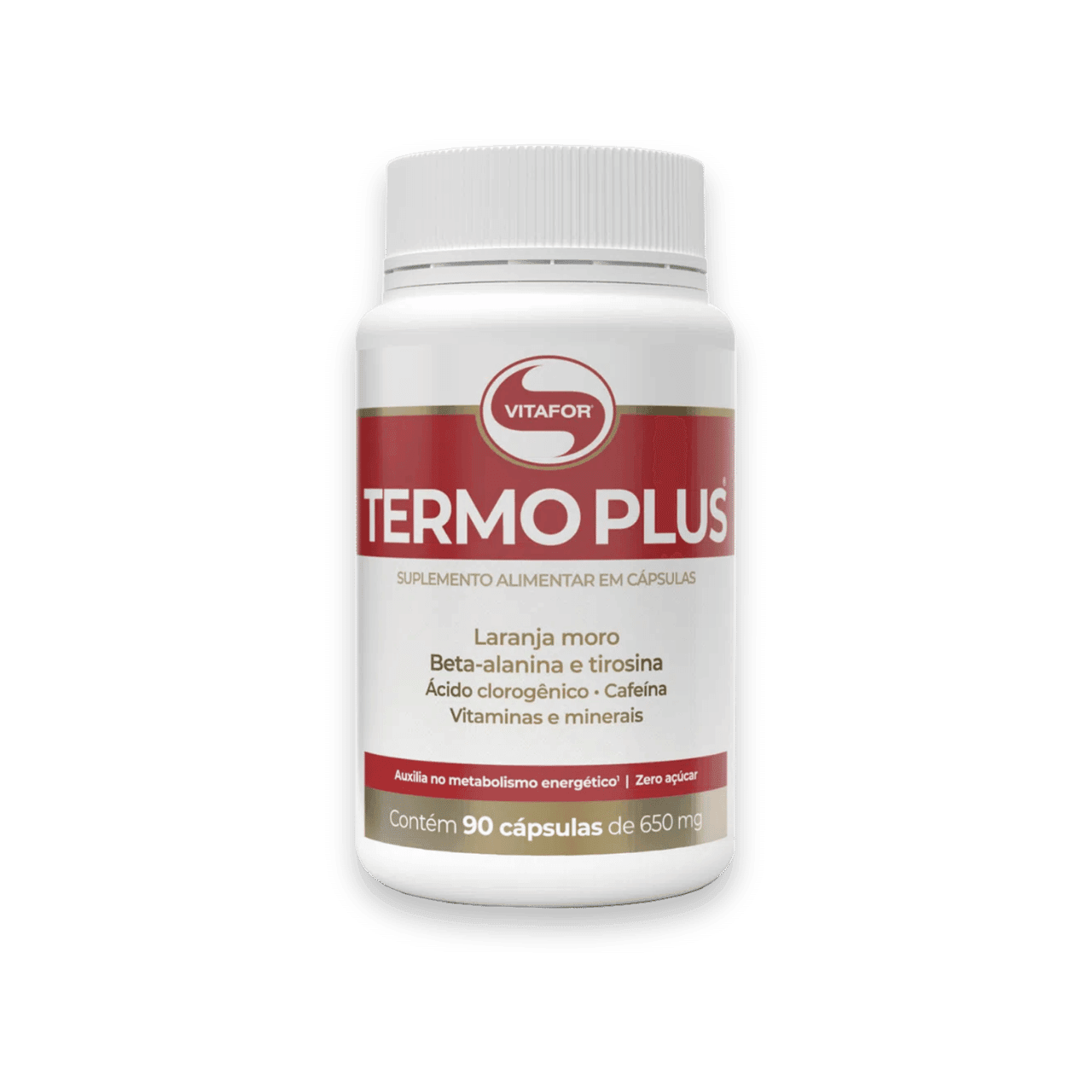 Termo Plus Vitafor - 90 Cápsulas | Pré-Treino | Casa Ômega