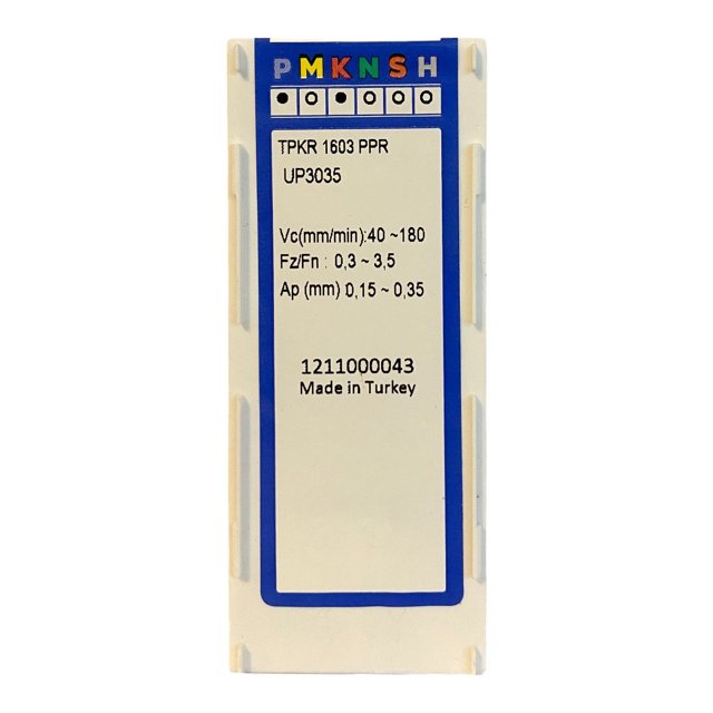 Inserto TPKR 1603 PPR UP 3035 SwissTech | CF FERRAMENTAS