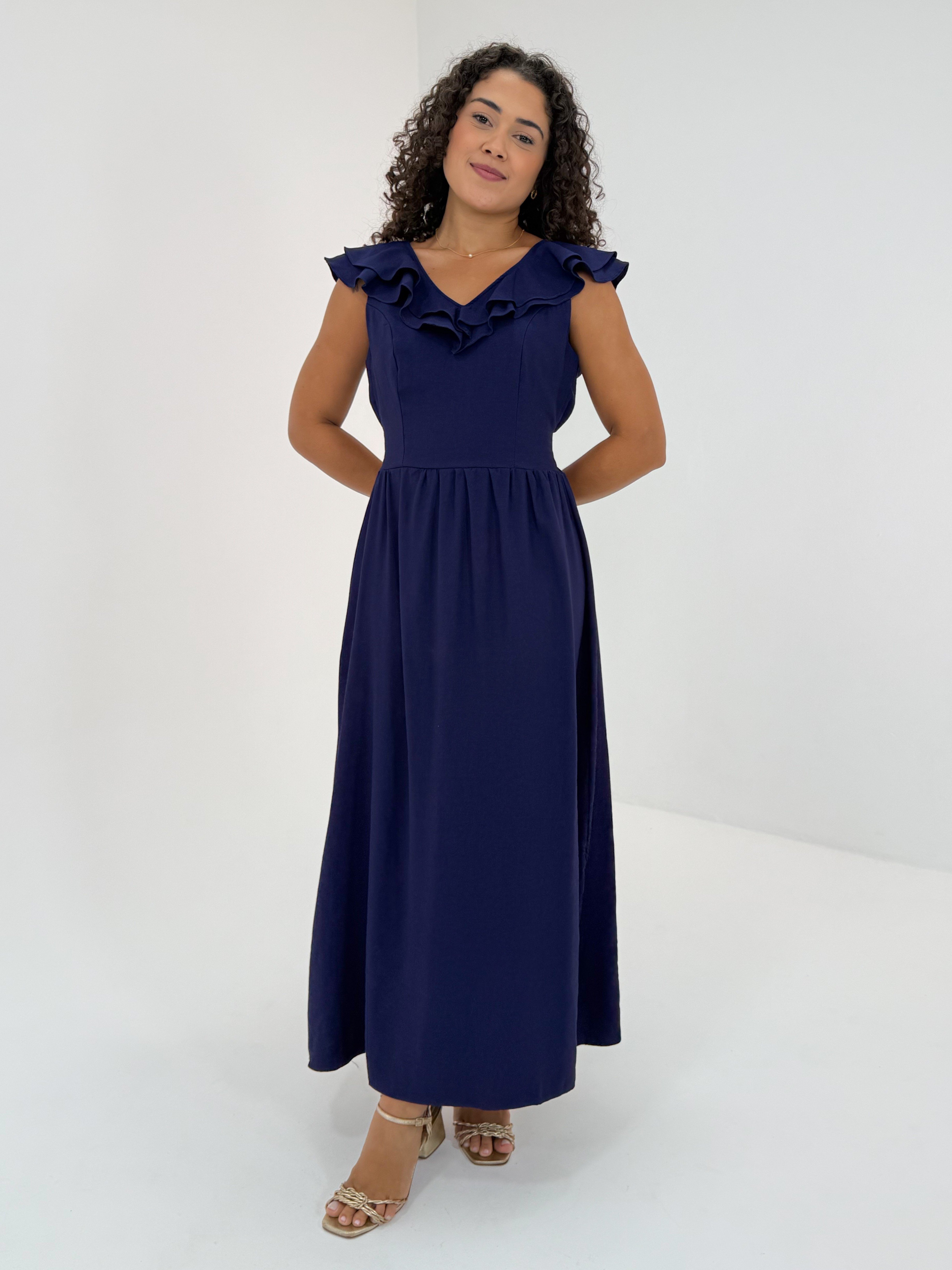 Vestido Longo Isadora | Mottiê | Moda Feminina com Conforto e Estilo!