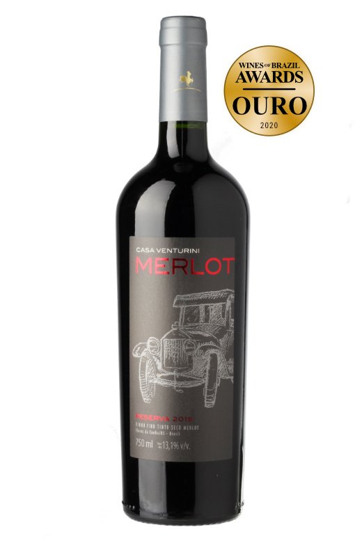 Vinho Tinto Casa Venturini Merlot Reserva 2021 | Vinícola Góes