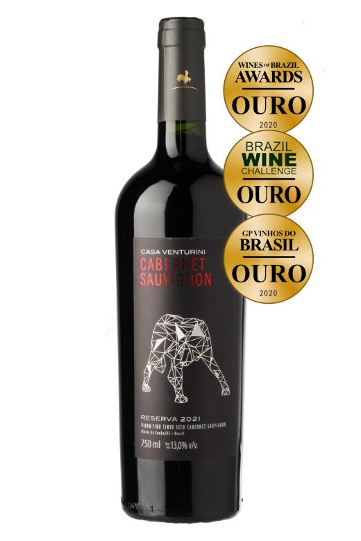Vinho Tinto Casa Venturini Cabernet Sauvignon Reserva 2021