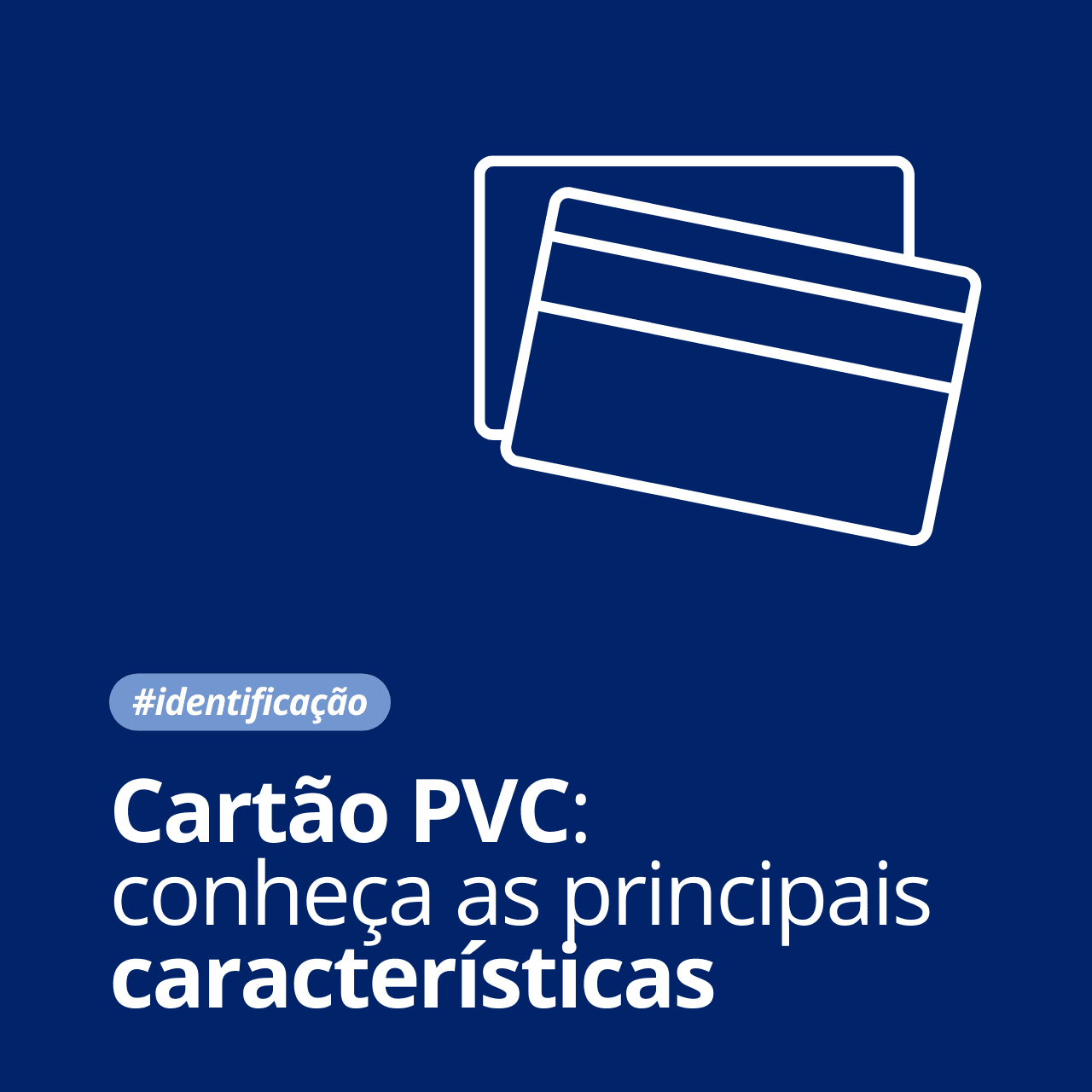 Cartão PVC: conheça as principais características
