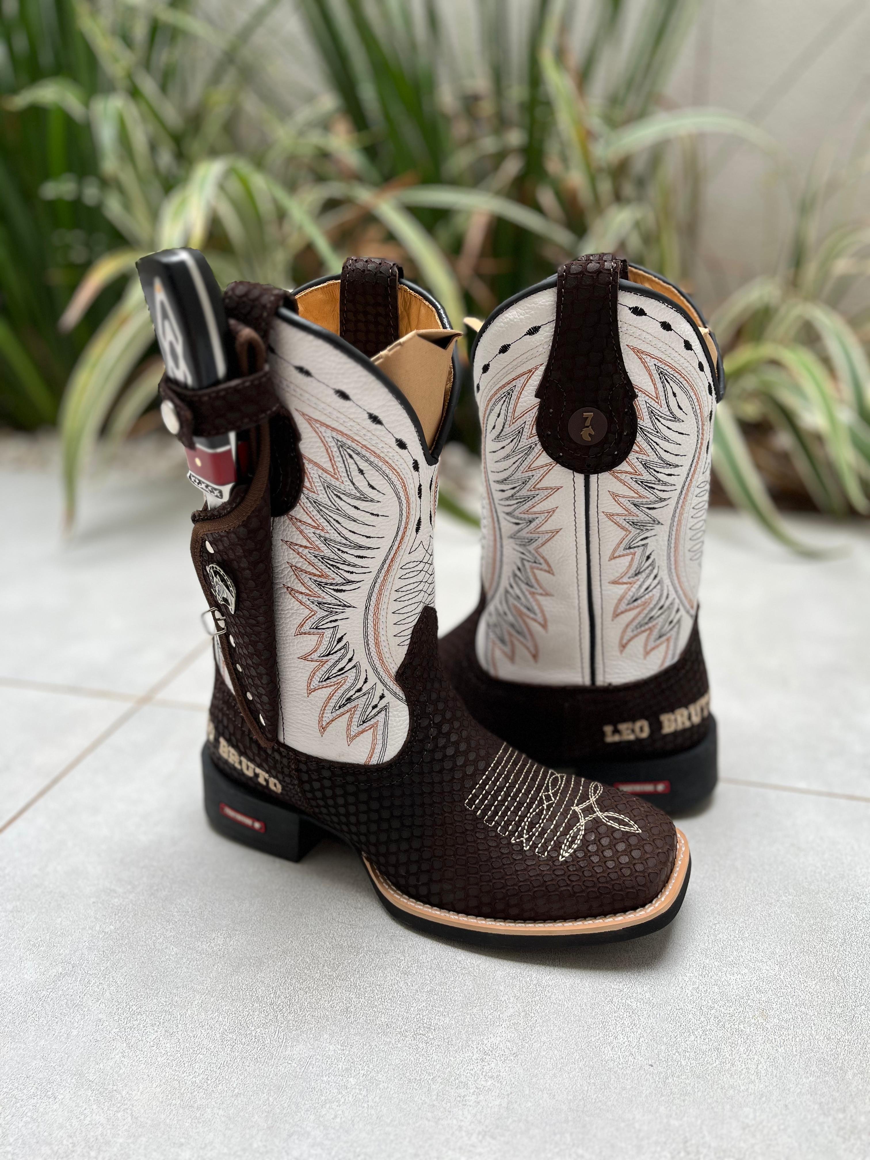 Bota Cano Alto Bota Masculino Infantil Botina Country Bota