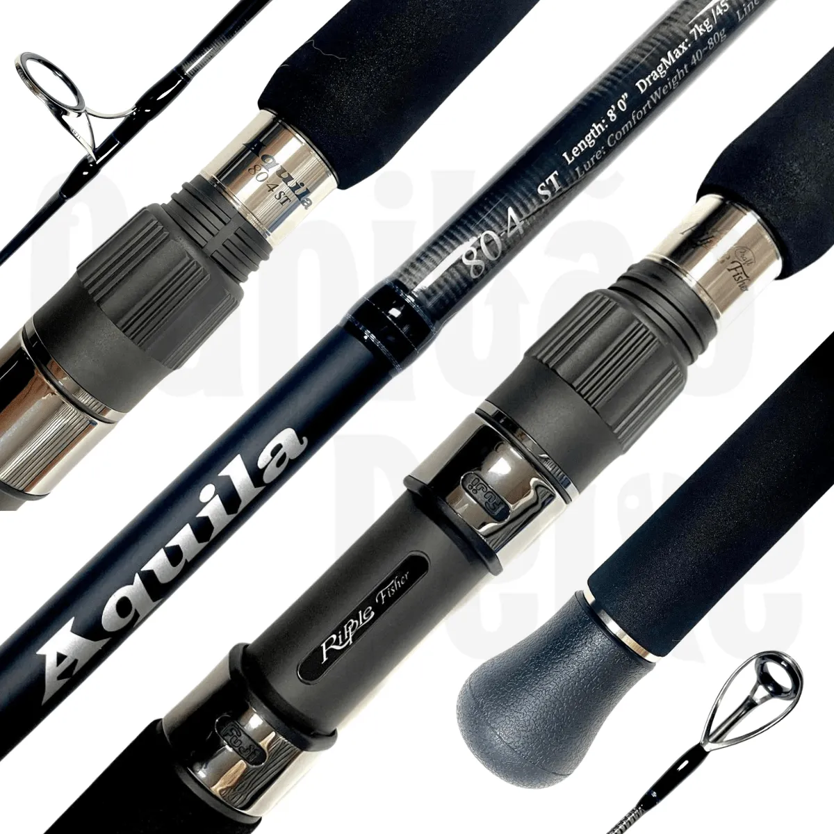 Vara Ripple Fisher Aquila 80-4 | Spinning PE4 8ft 40-80g | DPS20 Vara Ripple Fisher Aquila 80-4 | Spinning PE4 8ft 40-80g | DPS20