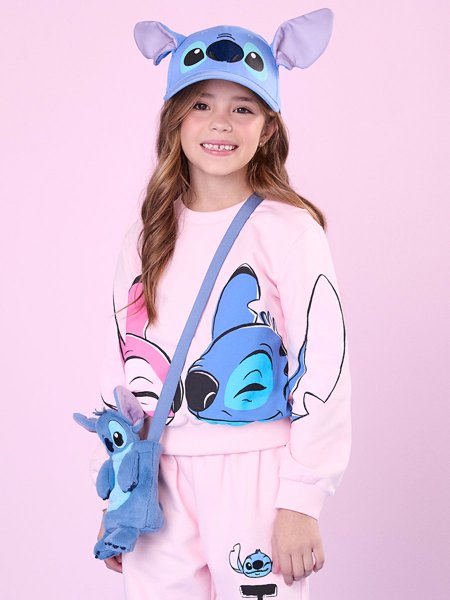 Stitch Conjunto De Frio Menina Blusa De Frio Infantil Lilo Stitch