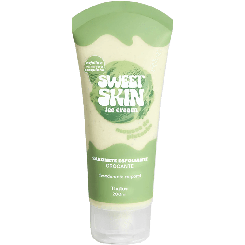 Sabonete Esfoliante Crocante Sweet Skin Ice Cream Mousse De
