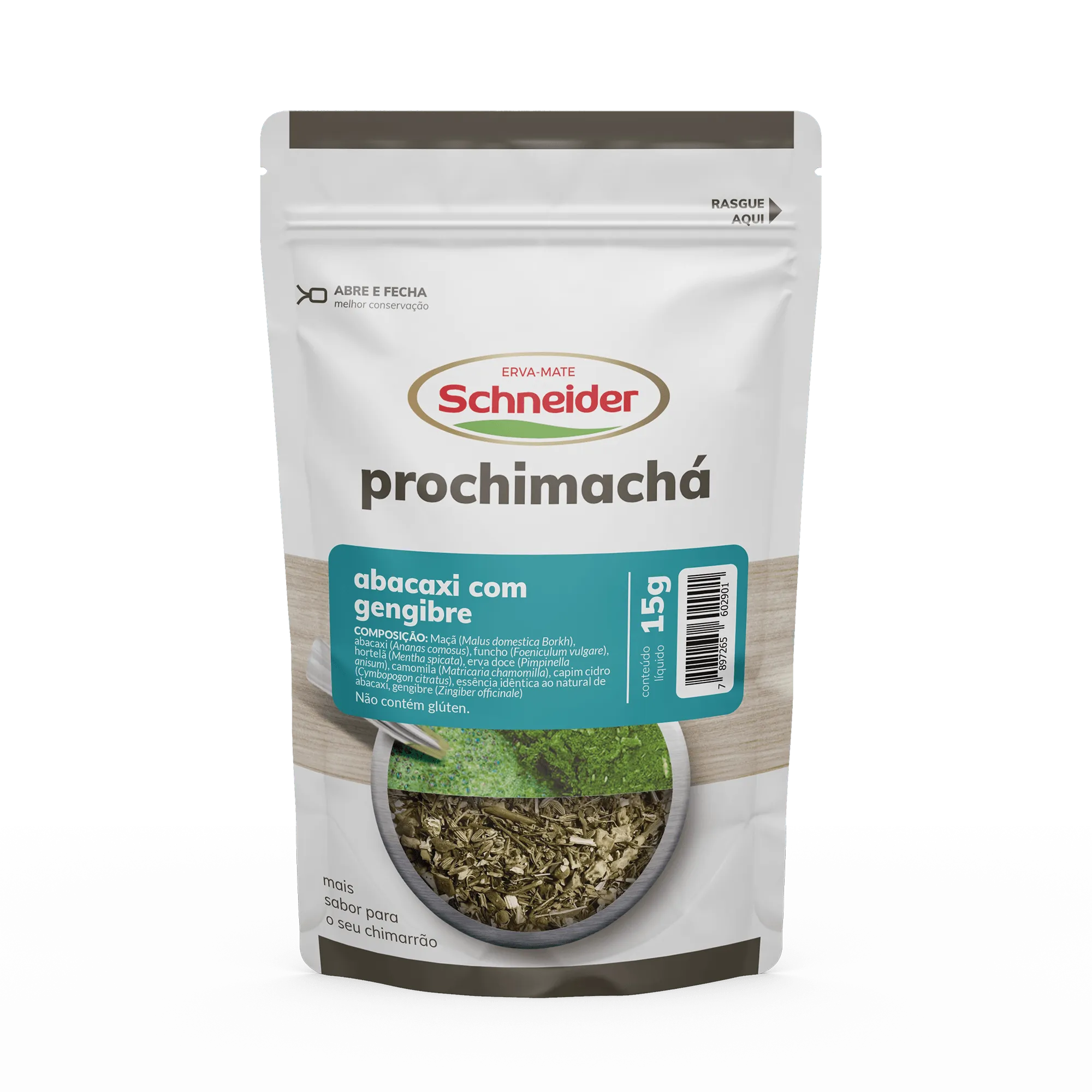 Prochimachá - Abacaxi com Gengibre 15g | Schneider Erva-Mate
