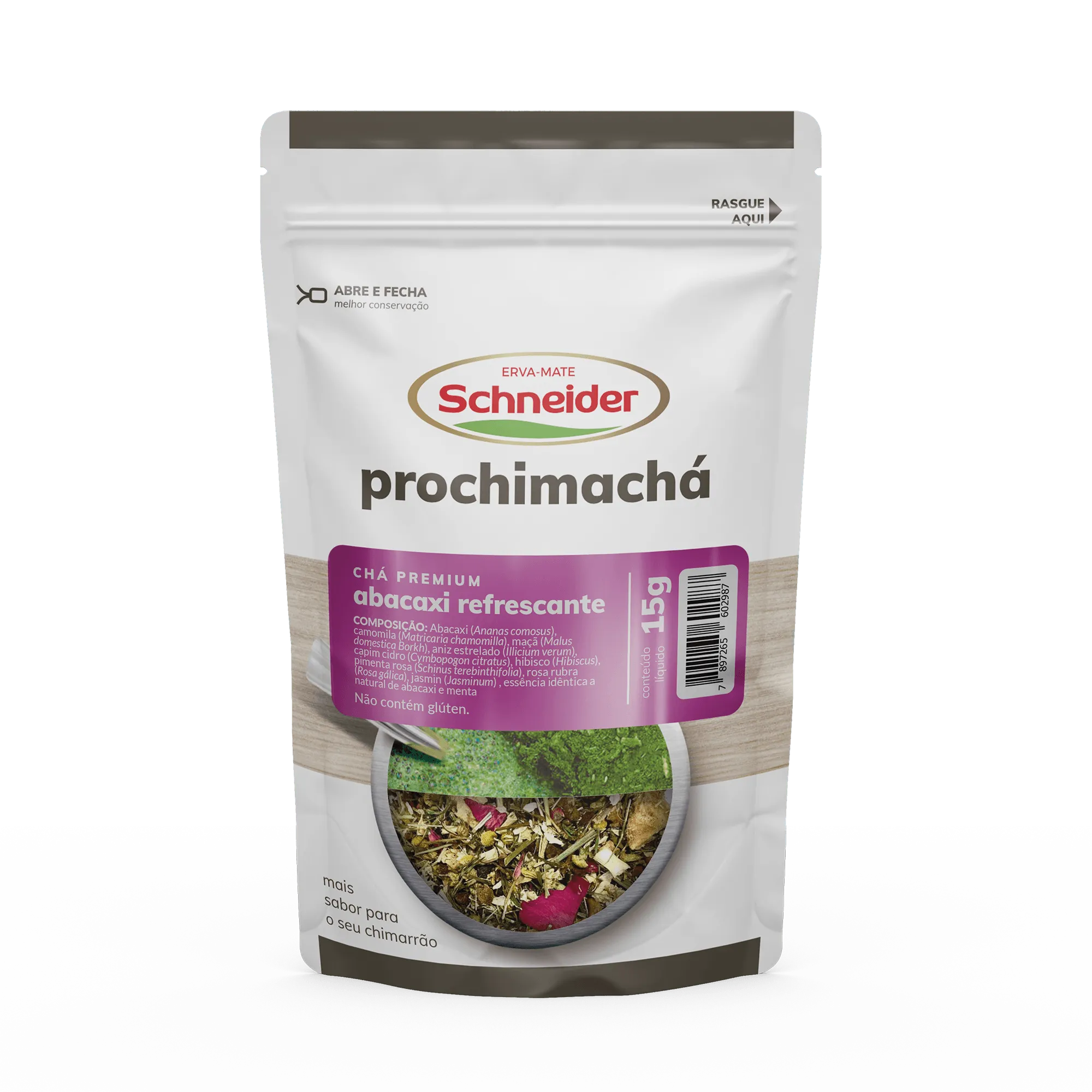 Prochimachá Premium - Abacaxi Refrescante 15g | Schneider Erva-Mate