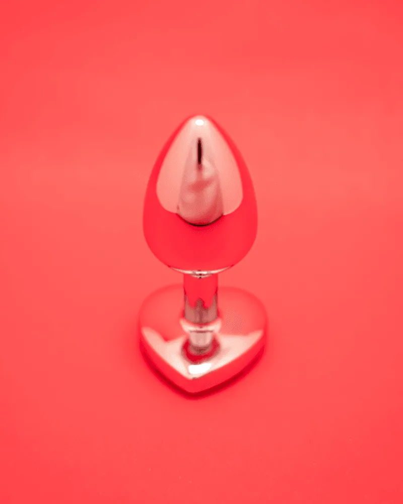 Plug Anal Metal Heart Cromado 6,5 x 3,2cm | Whoopee Sexshop Plug Anal Metal Heart Cromado 6,5 x 3,2cm | Whoopee Sexshop