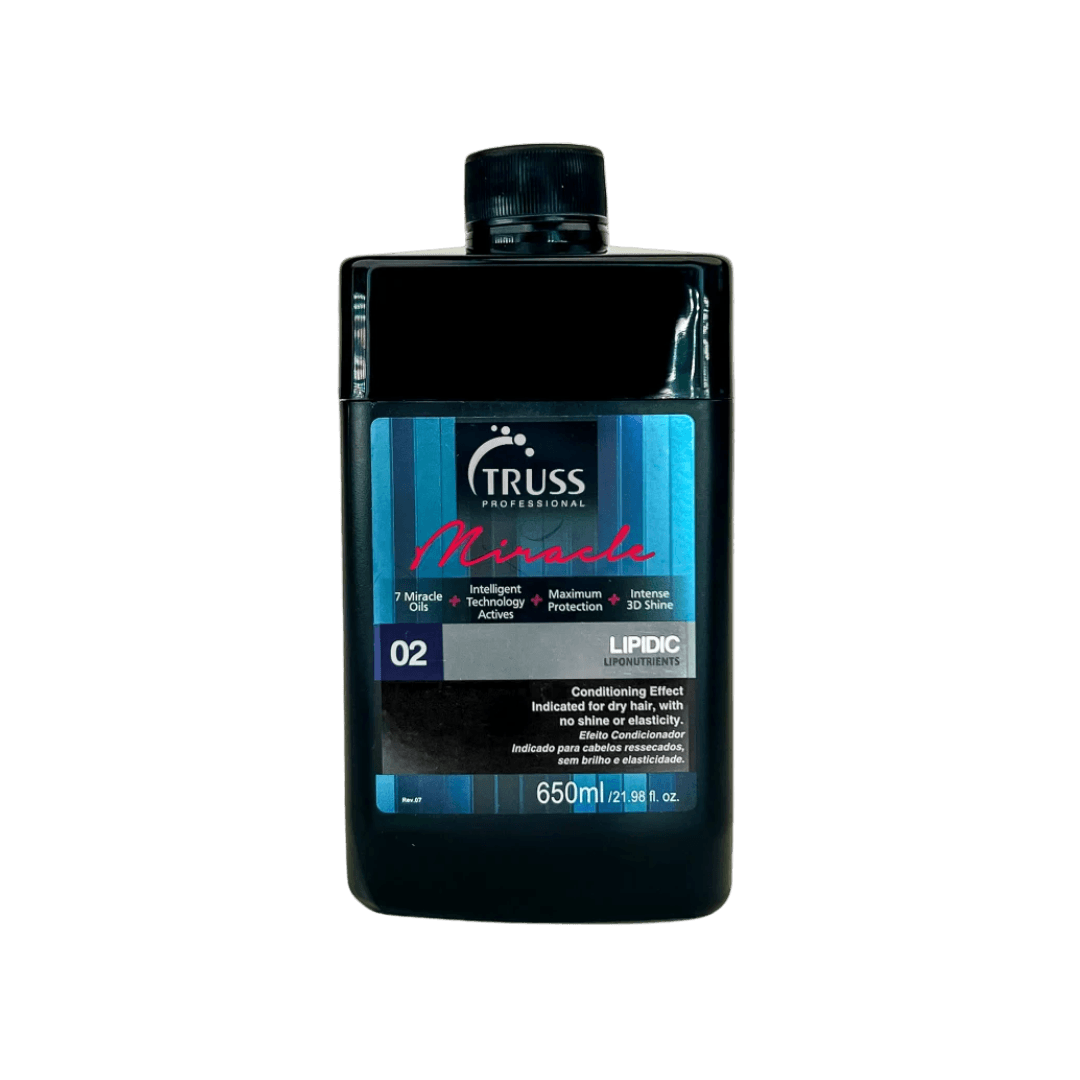 Lipidic 02 Miracle Truss 650ml | Tratamento Lipídico Capilar