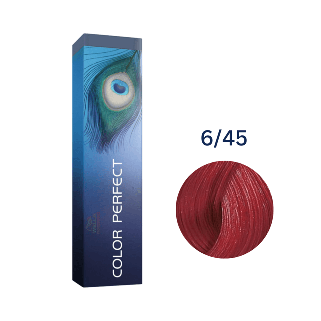Coloração Color Perfect 6/45 60g Wella - Marrom Acobreado | Artigo's180 ...