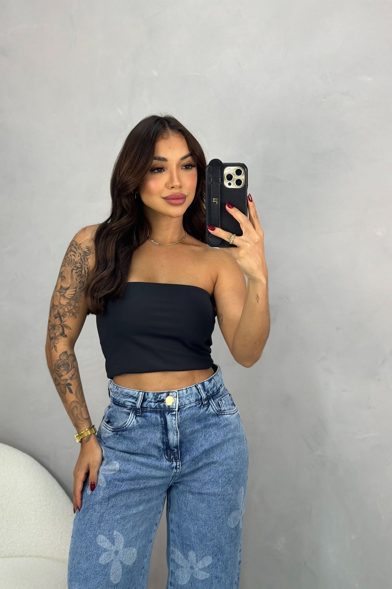 Top Faixa Tube Poliamida | ZÁFIRA | Moda Gringa Atacado