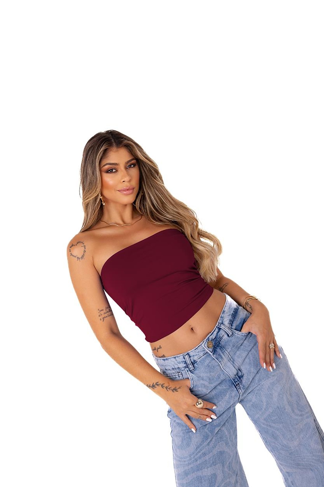 Top Faixa Tube Poliamida | ZÁFIRA | Moda Gringa Atacado