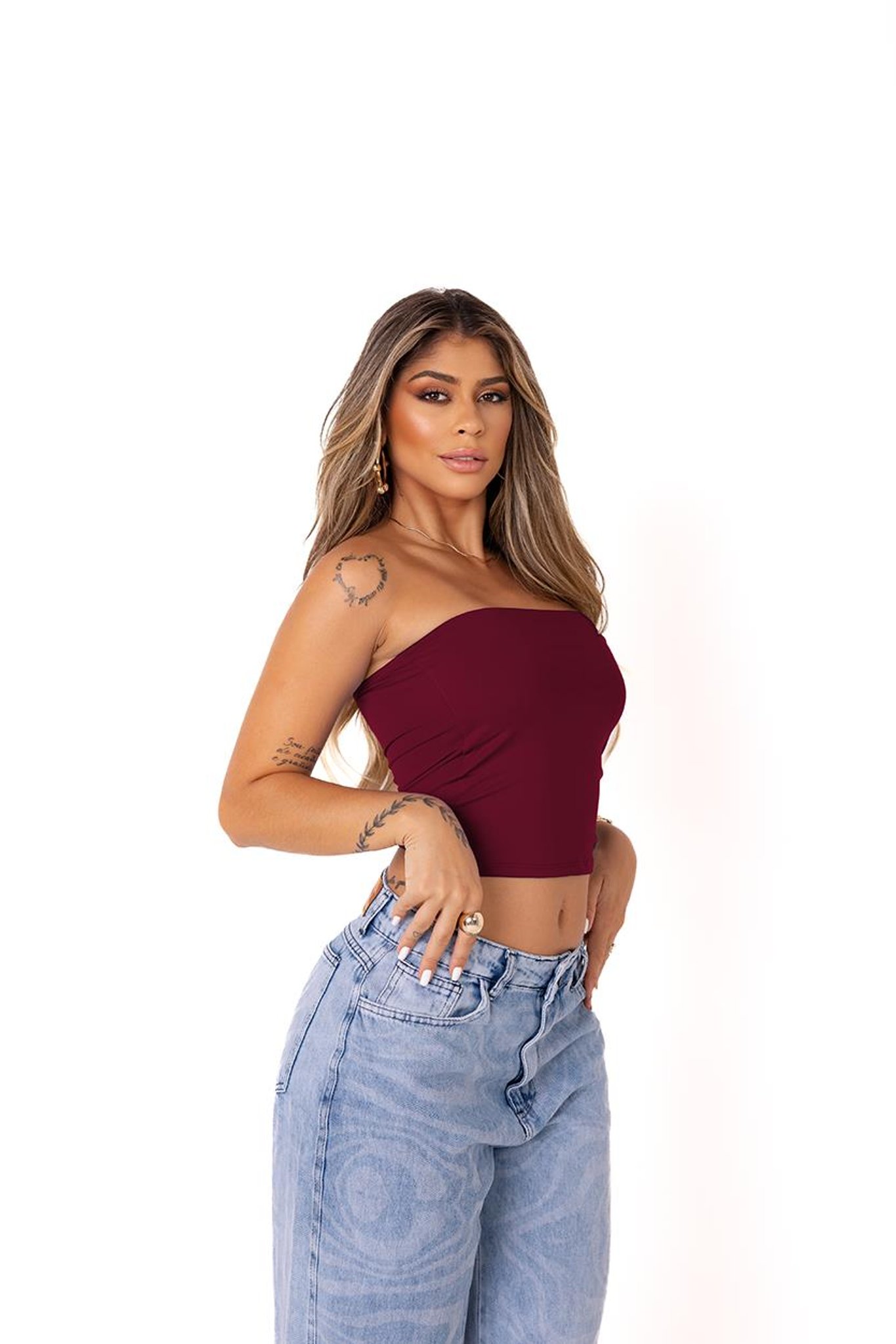 Top Faixa Tube Poliamida | ZÁFIRA | Moda Gringa Atacado