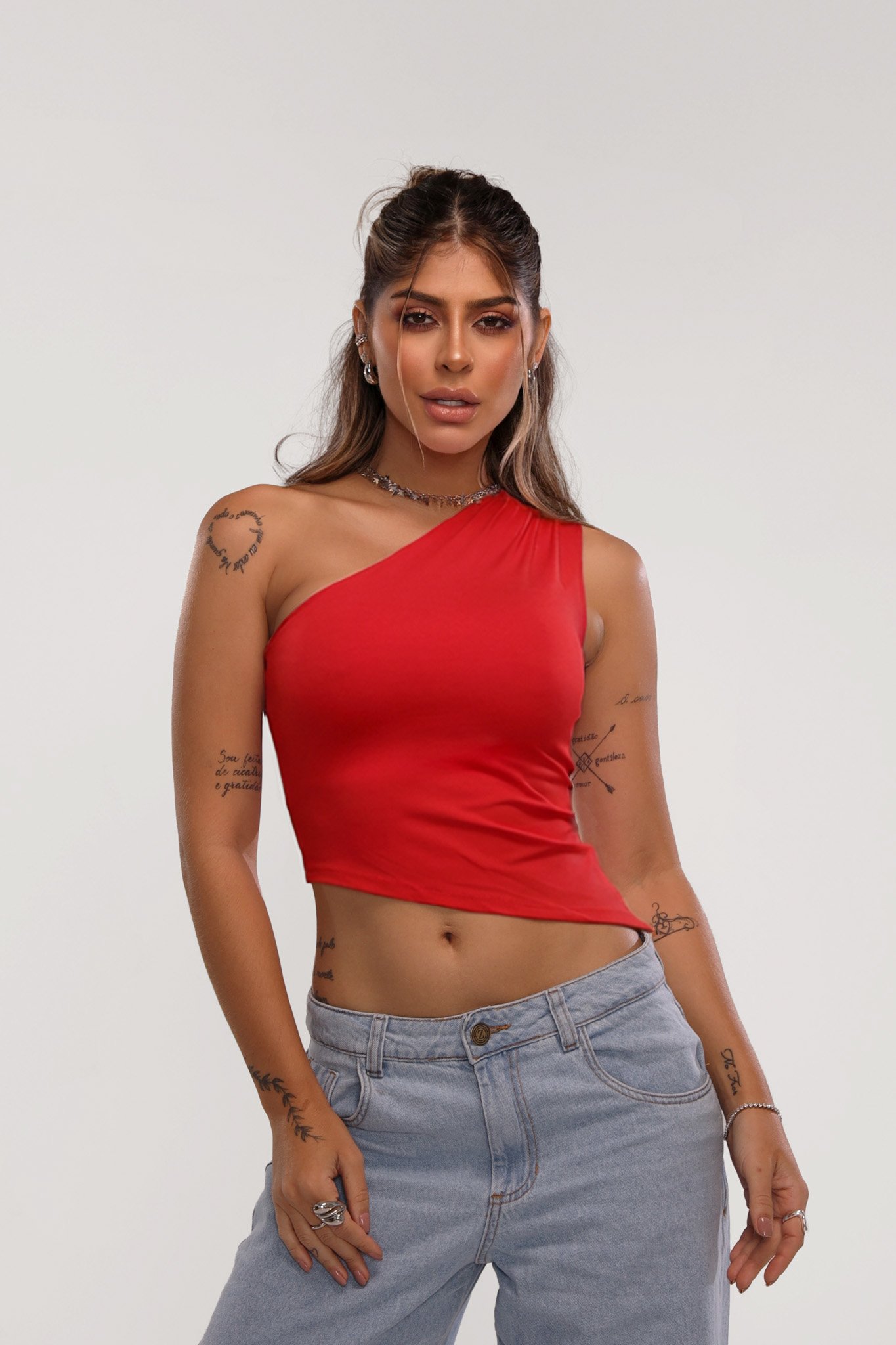 Cropped Adriana Poliamida | ZÁFIRA | Moda Gringa Atacado