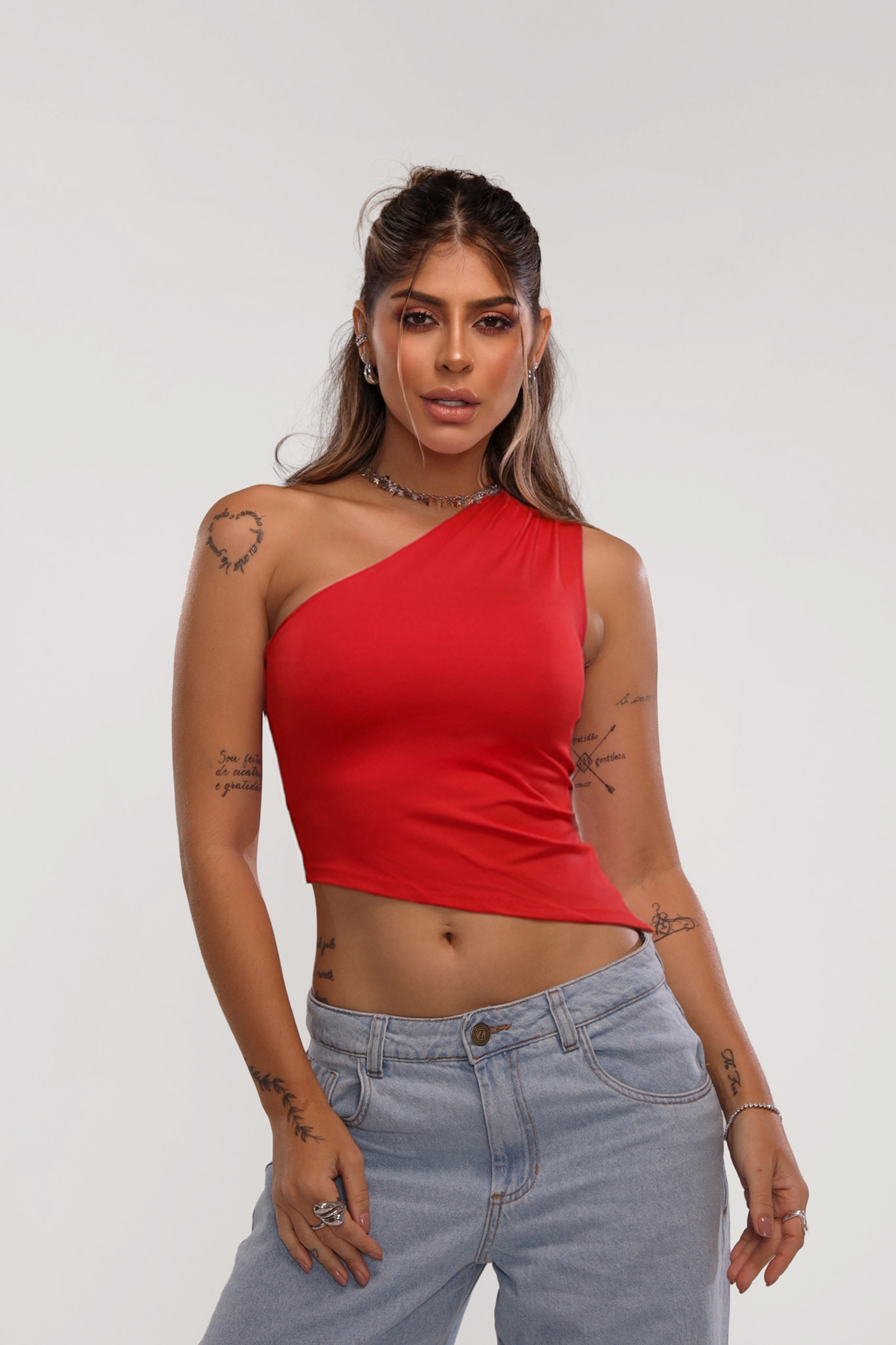 Cropped Adriana Poliamida | ZÁFIRA | Moda Gringa Atacado