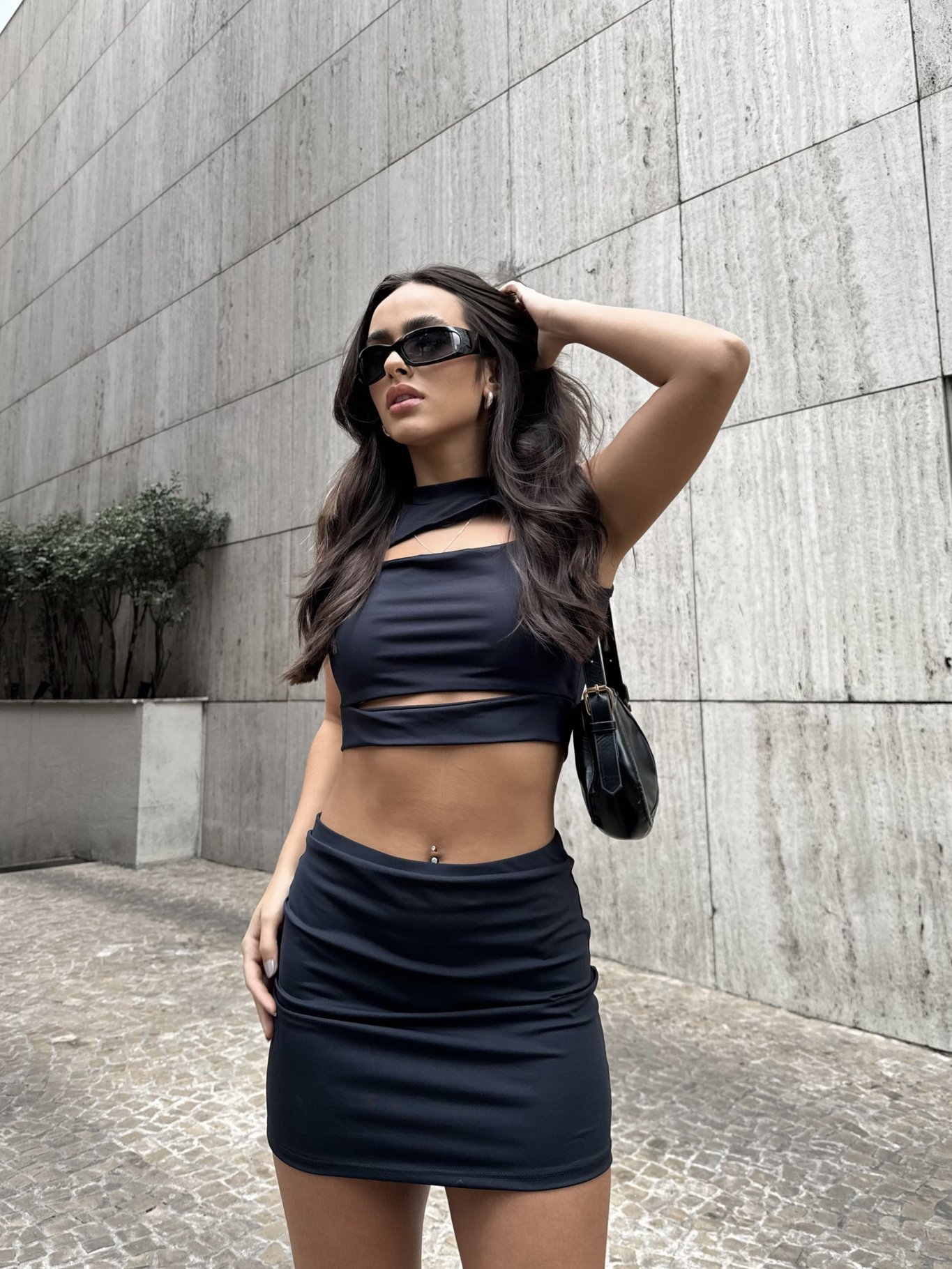 Cropped Luara Poliamida | ZÁFIRA | Moda Gringa Atacado