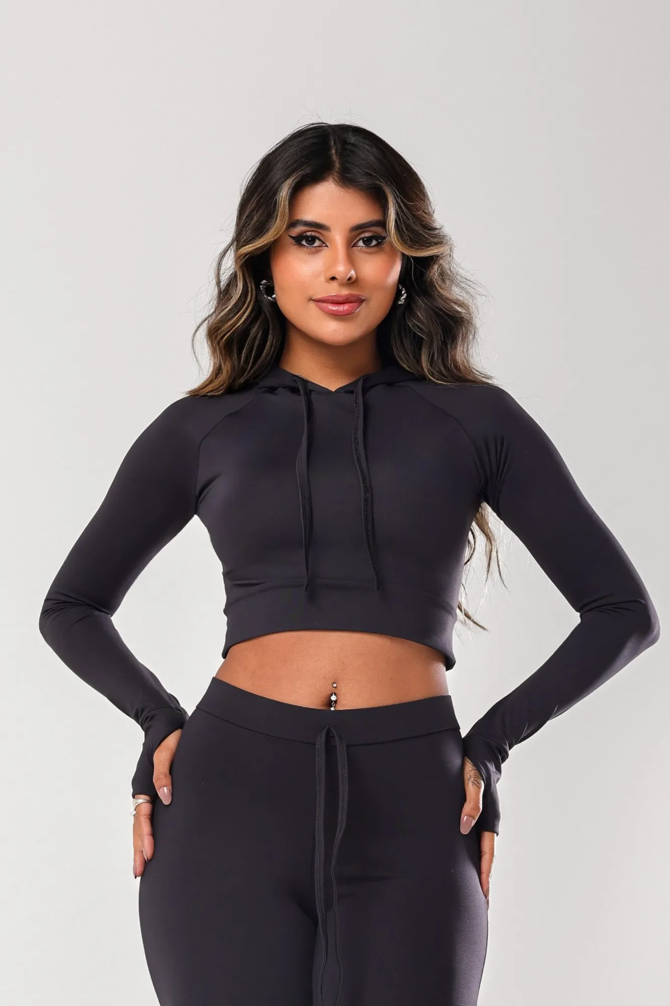 Blusa Kalid Poliamida Preto
