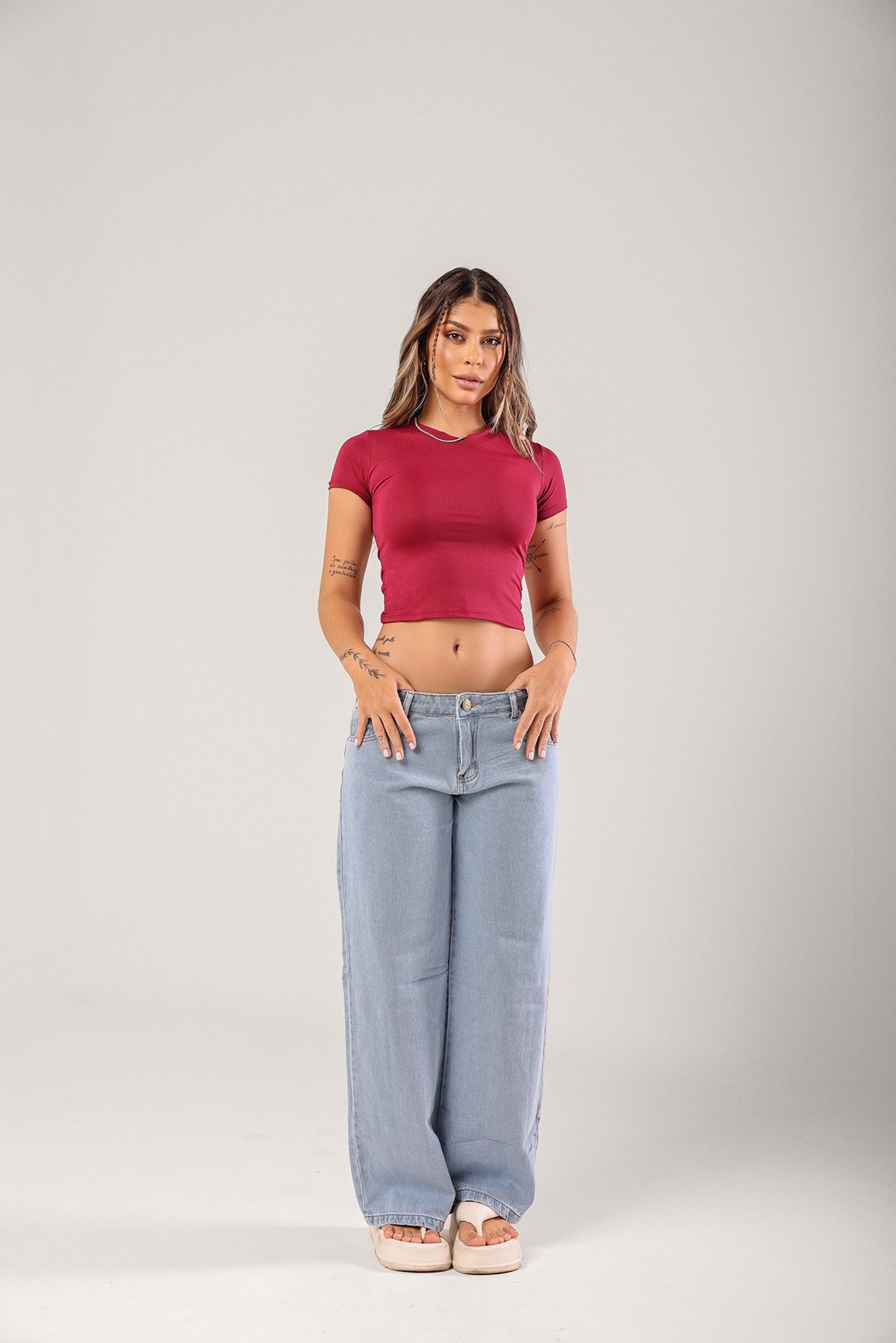 Cropped Triz Poliamida | ZÁFIRA | Moda Gringa Atacado