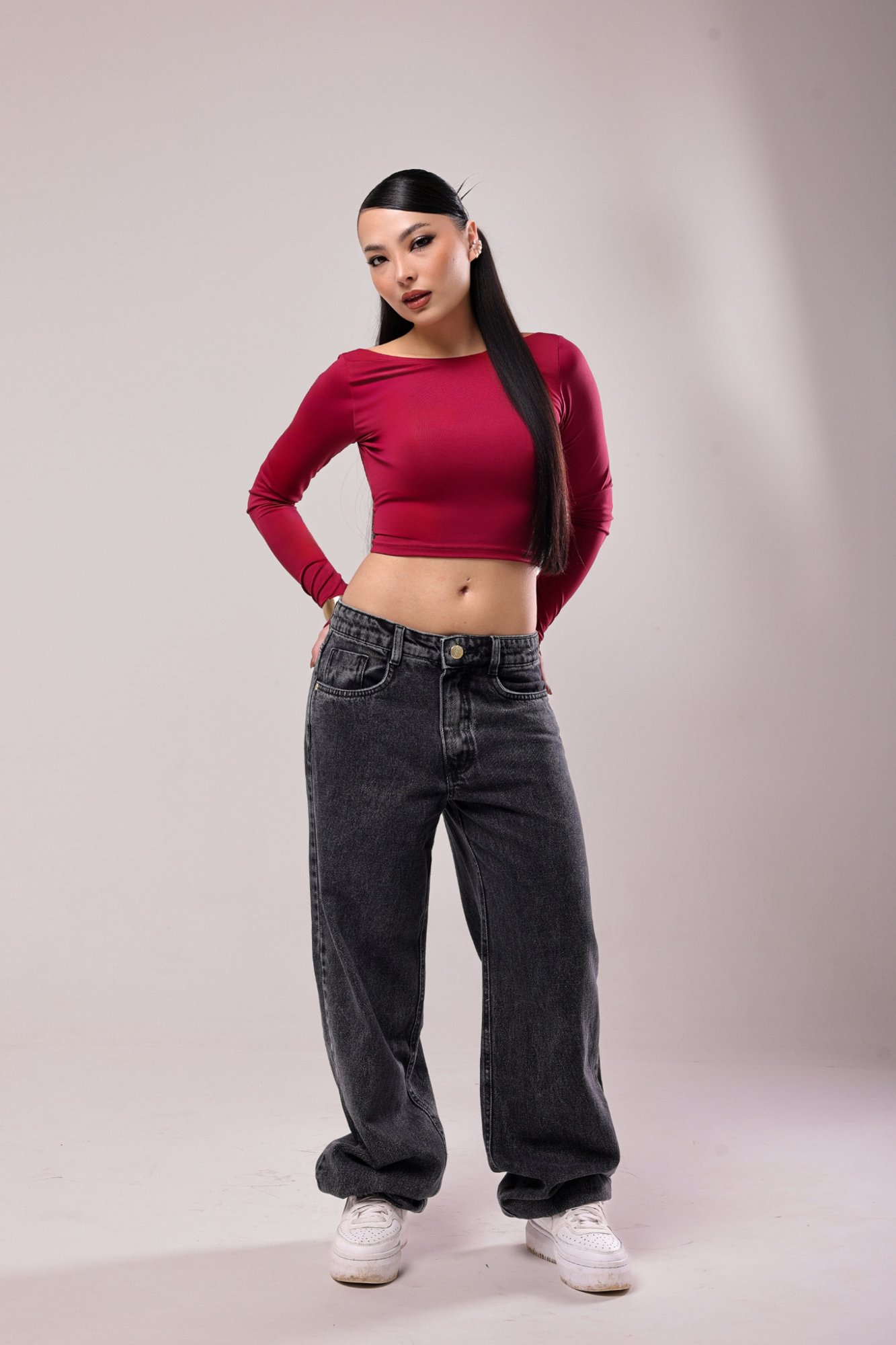 Cropped Scarlet Poliamida