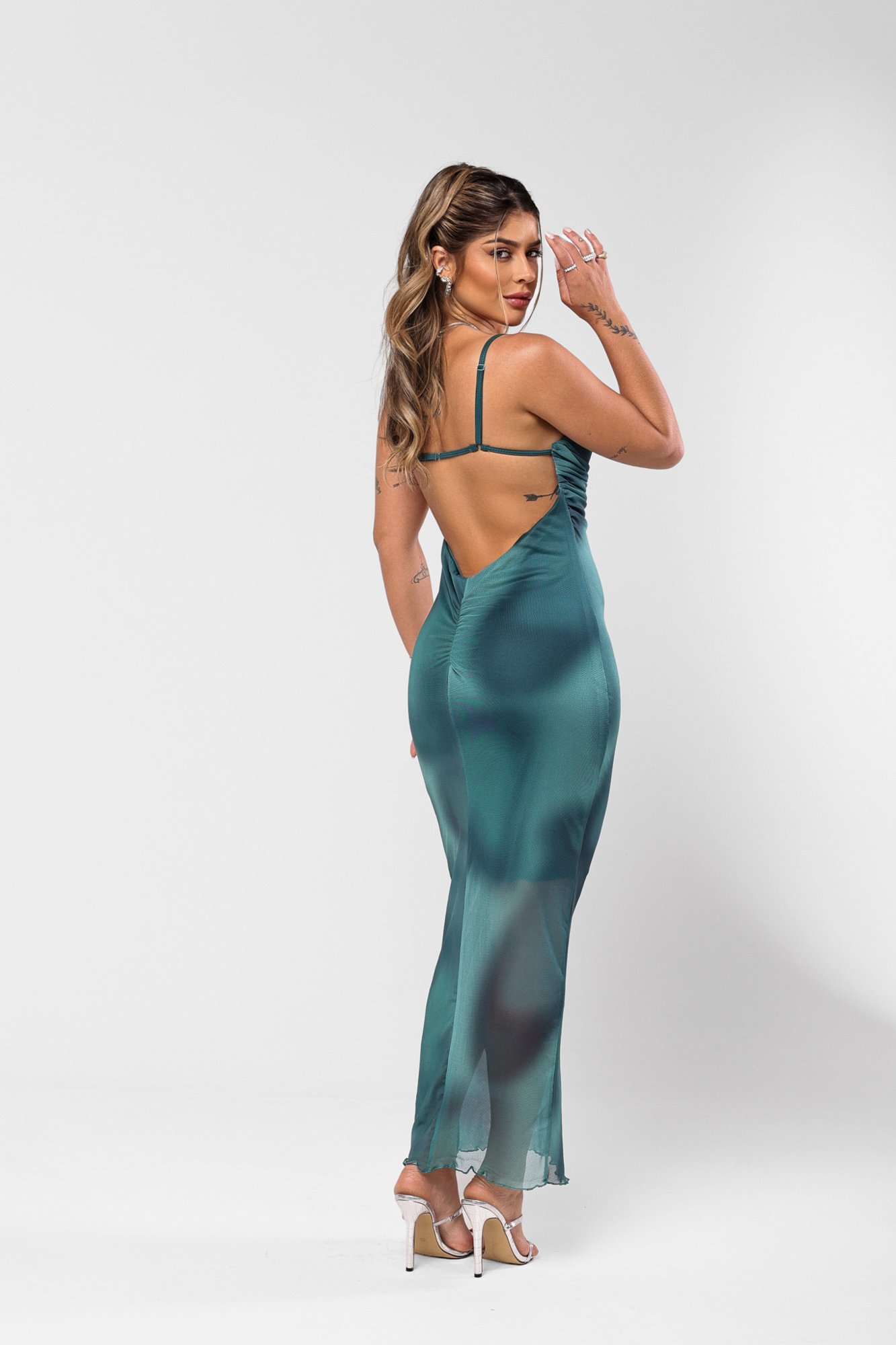 Vestido Zuri Tule Com Forro