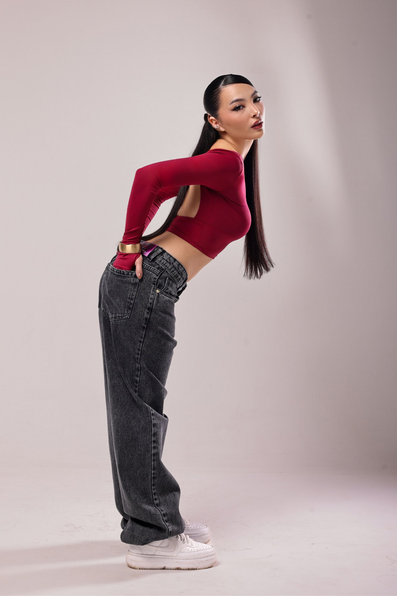 Cropped Scarlet Poliamida