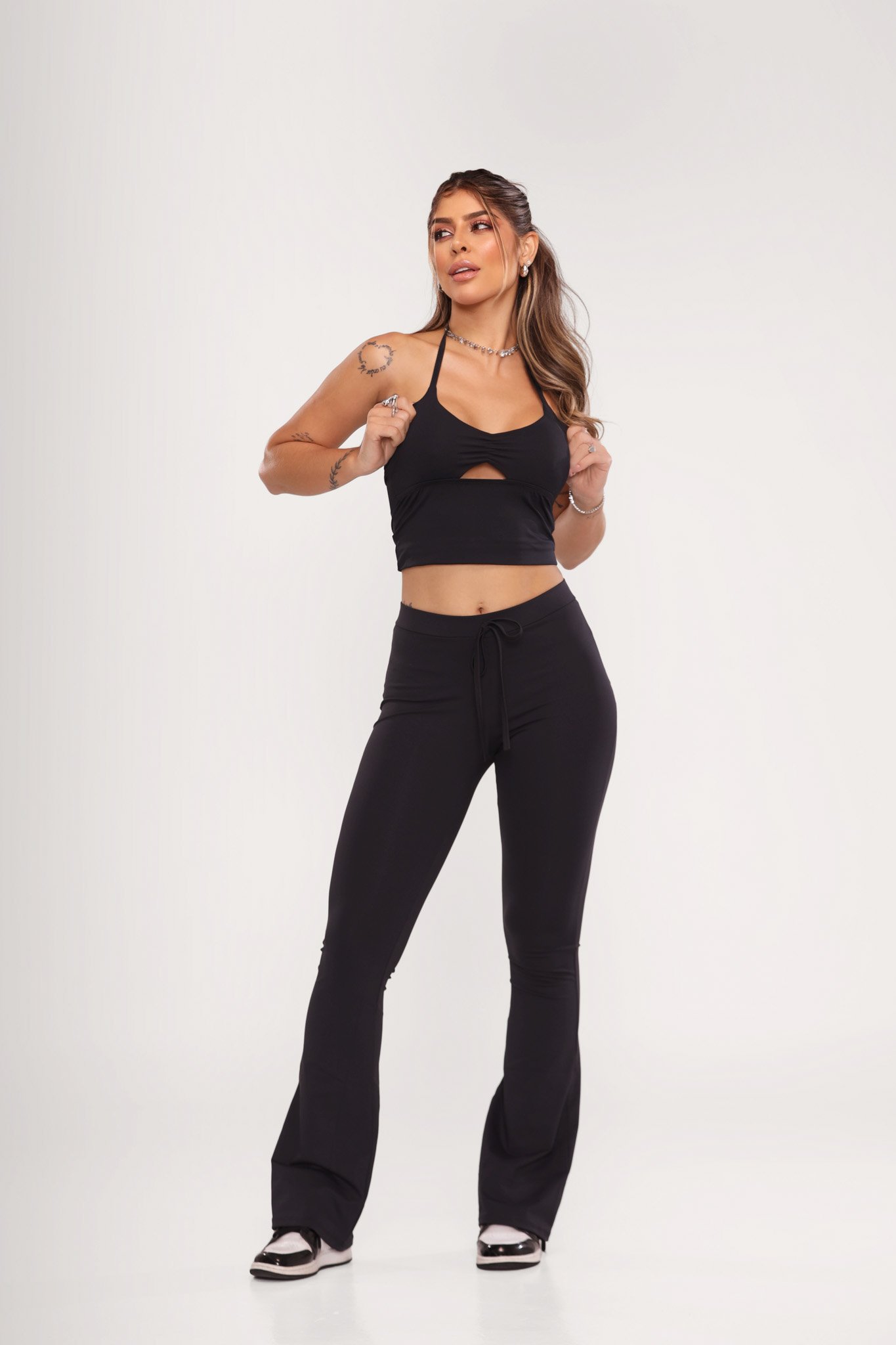 Cropped Jennifer Poliamida | ZÁFIRA | Moda Gringa Atacado