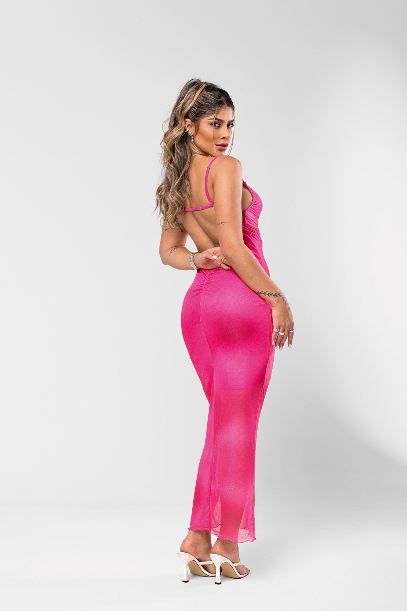 Vestido Zuri Tule Com Forro
