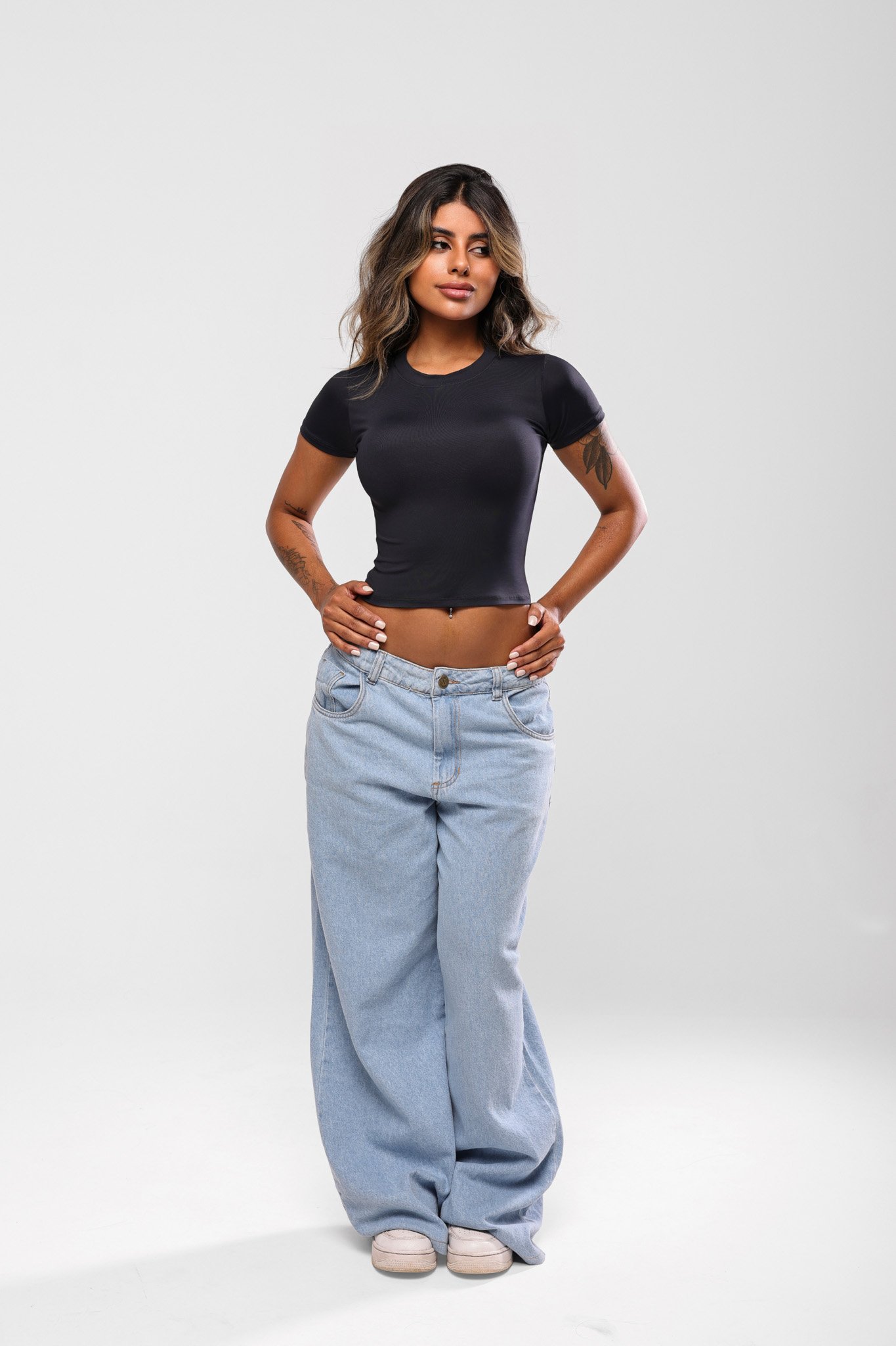 Cropped Triz Poliamida | ZÁFIRA | Moda Gringa Atacado