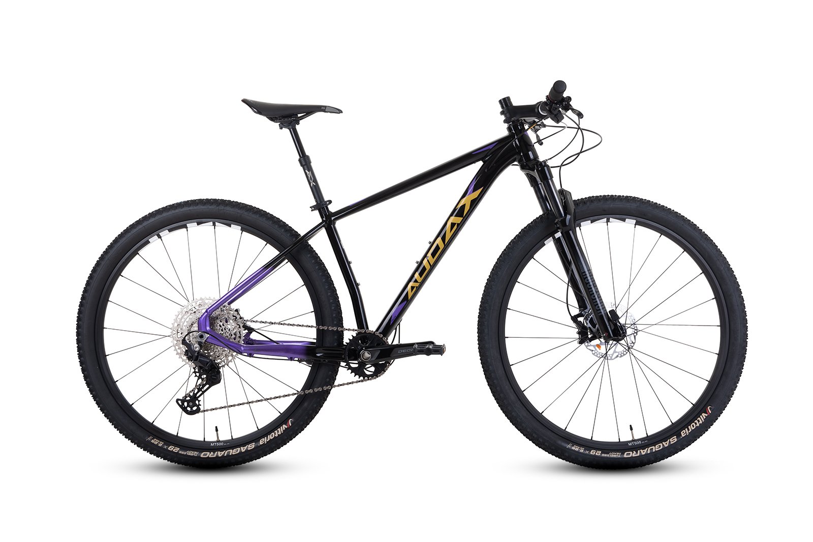BICICLETA ADX 400 DEORE 1X12 PRETO/LILAS - 2025 | Fraga Bike Shop