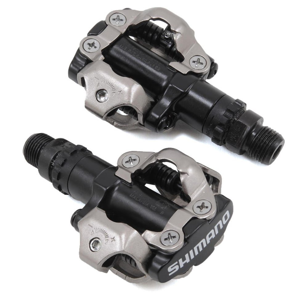 PEDAL CLIP SHIMANO PD-M520 C/ TACOS SM-SH51 - PRETO | Fraga Bike Shop
