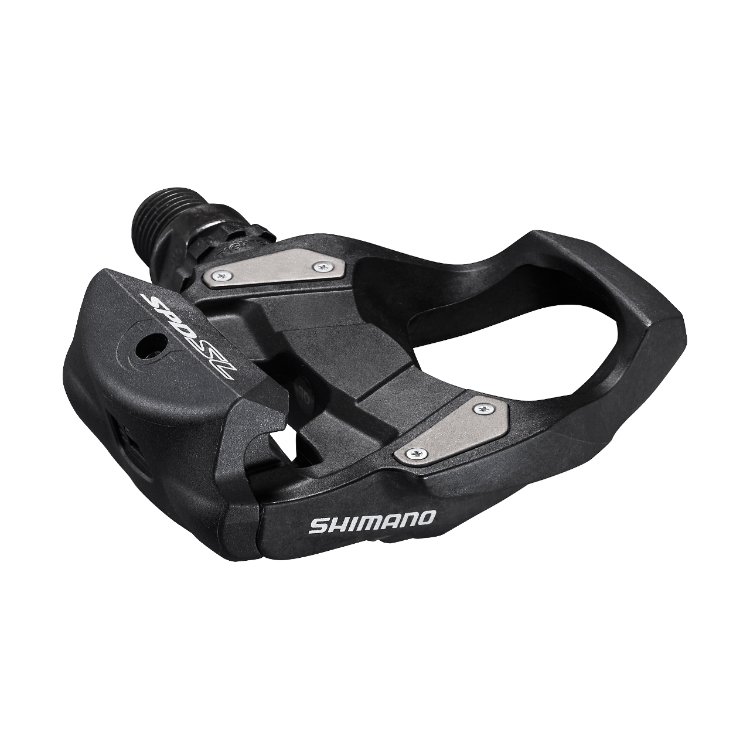 PEDAL SHIMANO SPEED PD-RS500 C/ TACOS SM-SH11 - PRETO | Fraga Bike